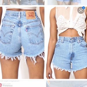 Levis 550 PLUS SIZE SHORTS 22W highwaist original